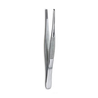 Forceps de Manipulation en Acier Inoxydable à Pointe Fine Droite, Instrument Chirurgical, Outil de Manipulation pour Procédures Médicales