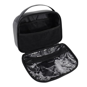 Pochette cosmétique en tissu oxford personnalisée Cadeau de maquillage de luxe Sac pratique de voyage en tissu oxford pour l'extérieur - Product Image 6