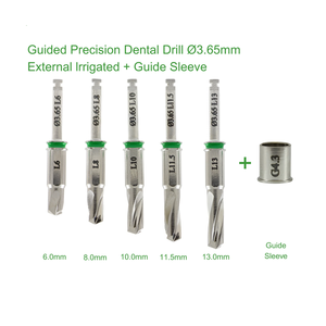 Oferta Especial: Taladro Dental de Precisión Guiado de 3.65mm con Irrigación Externa y Manguito Guía, Herramienta Quirúrgica para Implantes Pro Max - Product Image 1