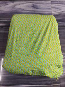 Le Souvenirs – Tissu en coton 100 % peigné, léger, respirant, absorbant l'humidité, imprimé vert, écologique, pour filles et garçons - Product Image 4