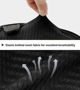 ถุงมือขี่ม้าสำหรับผู้หญิง ถุงมือขี่ม้าแบบยืดได้ ระบายอากาศได้ดี สีดำ - Product Image 4