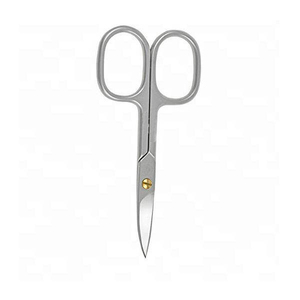 Ciseaux à ongles professionnels de luxe, finition mate dorée, prix d'usine, qualité supérieure, courbés et affûtés pour la manucure et les cuticules - Product Image 2