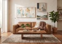 Ensemble de canapés modulaires 3 places en tissu résistant aux intempéries, de haute qualité et au design minimaliste, pour villa et atelier, mobilier de salon moderne