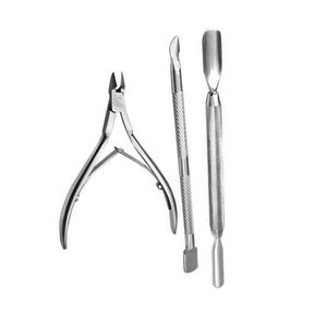 Coupe-cuticules professionnels en acier inoxydable ultra-affûtés, durables pour l'élimination des peaux mortes, pour les doigts et les bébés, ensemble de coupe-cuticules - Product Image 1