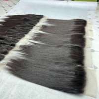 Vente en gros de toupets de cheveux raides, mèches de cheveux humains vietnamiens ultra-lisses, extensions de cheveux humains bruts 12A, expédition mondiale