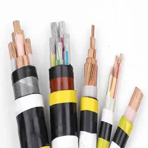 Low Voltage 0.6/1kv Copper Conductor XLPE Insulated PVC sheath 4 cores Power Cable