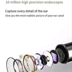 Nettoyeur d'oreilles intelligent visuel avec caméra, outil de nettoyage auriculaire en métal, dispositif d'extraction de cérumen par gravité - Product Image 4