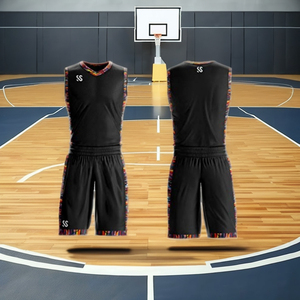 2025 costumes d'entraînement de basket-ball pour hommes personnalisables grandes tailles maillots de collège uniformes de sport respirants pour l'entraînement d'été - Product Image 1
