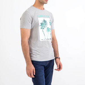 Men's High Quality 100% Cotton Breathable Quick Dry Casual T-Shirts-Customizable Printed Options - Product Image 3