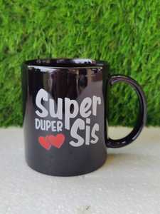 Mug à café en céramique noire, tasse à thé en céramique imprimée, mug en céramique avec impression, thé noir, café - Product Image 3