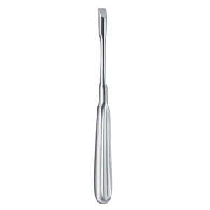 Elevador periostal recto de acero alemán Adson de 17 cm con borde roma para limpieza de prótesis dentales de Grip Surgical - Product Image 3