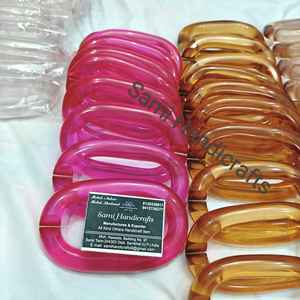 Décoration intérieure : Chaînes en résine personnalisables, très grandes et aux couleurs claires, maillons en résine multicolores de grande taille disponibles. - Product Image 4