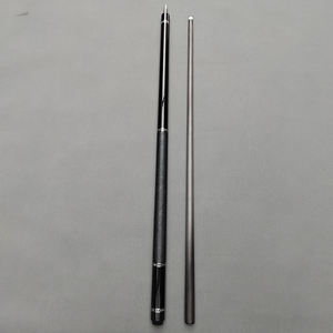 カスタムブランド147cm 12.5mm炭素繊維プールキューメイプルウッドバットステンレス2ピース - Product Image 2