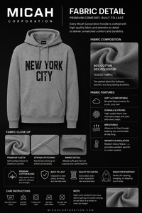 Nouveau Hoodie d'Hiver Premium 2026 pour Homme, 100% Coton, Coupe Oversize, en Polaire Épaisse, Imprimé Sérigraphié, Séchage Rapide, Coupe-Vent - Product Image 4