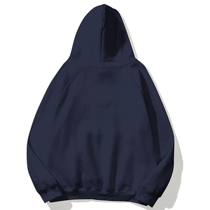 Sweat-shirt à capuche personnalisé ODM Navi avec logo frontal pour homme et femme, en coton molletonné de qualité supérieure, écologique, décontracté, hiver, 370g, coupe-vent - Product Image 3