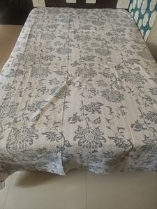 Cubrecama Floral con Estampado de Pájaros, Estilo Bohemio, Moderno, para Todas las Estaciones, de Mezclilla Estampada, con Relleno de Algodón Hecho a Mano, para Uso Doméstico - Product Image 3