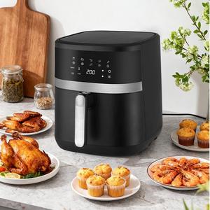 <span class=keywords><strong>Friteuse</strong></span> à air entièrement automatique en acier inoxydable pour la maison, four électrique multifonctionnel sans fumée et appareil à frites - Product Image 1