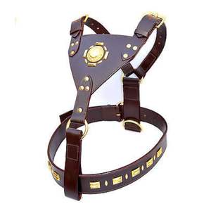 Genuine <b>Leather</b> Dog <b>Harness</b> Adjustable Soft Padded Pet <b>Harness</b> All Sizes Available Heavy Duty Comfortable Design for Dogs - Product Image 3