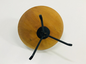 Handcrafted Wooden <b>Bowl</b> with Wrought Iron Feet and Handle <b>Wood</b> Serving <b>Bowl</b> for Kitchen Dining Room Living Room <b>Fruit</b> Display - Product Image 4