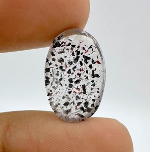 Cabujón de piedra preciosa Super Siete natural de 11.00 quilates, cabujón Super Siete de buena calidad para la fabricación de joyas, tamaño 20X13X5MM - Product Image 3