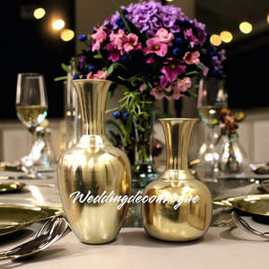 Vase à fleurs décoratif pour centre de table de mariage, pièce décorative pour bouteille de fleurs, provenant d'un fournisseur de confiance - Product Image 6