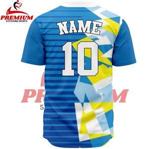 Maillot de baseball unisexe respirant, grande taille, personnalisable avec le nom de l'équipe, vêtement de sport léger de qualité supérieure - Product Image 6