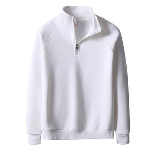 Sweat-shirt chaud en gros, demi-zippé, en molleton épais pour les assortiments automne-hiver - Product Image 6