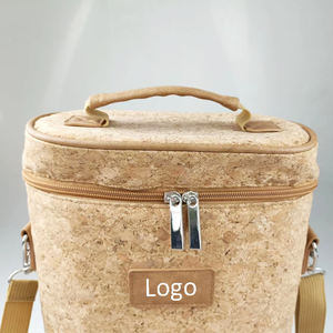 กระเป๋าเก็บความเย็นแบบมีฉนวนสำหรับไวน์ 2 ขวด รุ่นหรูหรา สายสะพายไหล่ปรับได้ บุด้วยอลูมิเนียมฟอยล์ กันน้ำ - Product Image 6