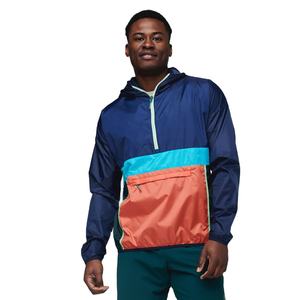 Sudadera con capucha y cremallera para hombre personalizada OEM chaquetas ligeras deportivas para correr al aire libre con logotipo ropa de calle cortavientos de primavera - Product Image 2