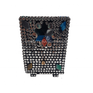 Quemador de Bakhoor Todo en Uno de la Mejor Calidad, Aroma a Rosa, Fabricante Indio, Madera, Resina, Latón, Incrustaciones Metálicas, en Caja, Uso Religioso, Calidad - Product Image 4