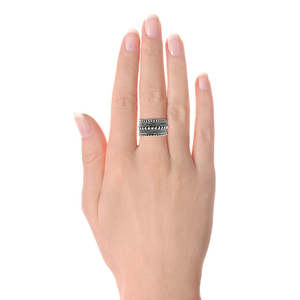 Best Selling Handcrafted Oxidized Artisan <b>Ring</b> <b>Crafted</b> From 925 Sterling Silver Classic And Designer Style Unisex Jewelry - Product Image 2