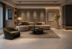 Carrelage vitrifié Calista Marble Beige 600x1200mm, antidérapant, résistant au feu, durable, collection pour sols - Product Image 2