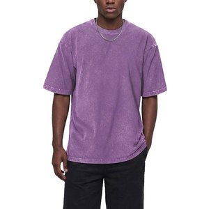 Camiseta Oversize de Algodón con Lavado Ácido, Estilo Urbano, Diseño Personalizado, Venta al por Mayor, Fábrica de Ropa, OEM ODM, Suministro Mundial - Product Image 2
