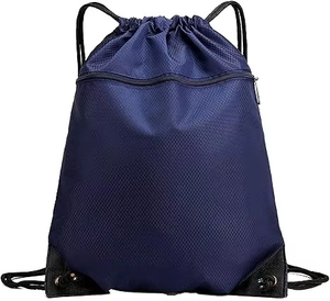 New Customized Lightweight Fashion Sport Bag Polyester Fabric <b>Drawstring</b> Sport <b>Backpack</b> Travel Waterproof with Logo - Product Image 1