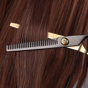 Kit de Coiffure de Haute Qualité avec Ciseaux de Coiffure et Ciseaux à Effiler à Manche Dragon pour Hommes, Femmes et Toilettage d'Animaux - Product Image 6