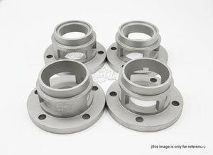 Douille de support de roulement à bride en acier inoxydable de qualité industrielle, adaptateur de douille, base d'axe de fenêtre, pièce de quincaillerie industrielle - Product Image 2