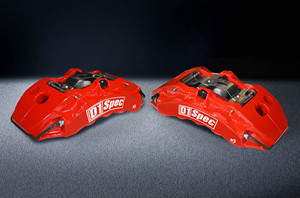 D1Spec Red 6-Piston <b>Brake</b> <b>Calipers</b> for Upgrade Retrofit - Product Image 3