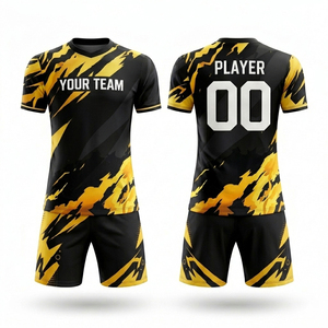 Uniformes de Fútbol Transpirables de Secado Rápido y Alta Calidad, Personalizables para Niños y Adultos, Conjuntos de Entrenamiento, Ropa Deportiva - Product Image 1