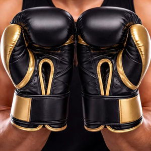 Nouveaux gants de boxe pour adultes en PU épaissi, pour l'entraînement et la compétition, avec triple protection. - Product Image 1