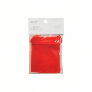 Sacchetti regalo in organza Ilan 15x20cm rossi 4 pezzi per bomboniere - Product Image 1