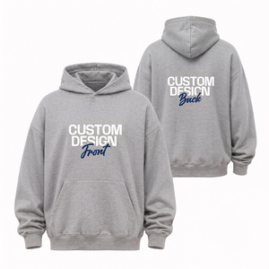 Sweat-shirts d'hiver oversize en coton épais de style cool, coupe décontractée, qualité supérieure pour les basiques de la mode urbaine - Product Image 2