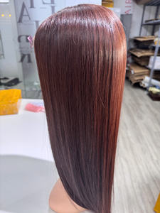 Venta al por mayor 13x6 hueso recto encaje transparente 12A pelo crudo tejido sin pegamento Full HD peluca con malla frontal vendedores de cabello humano crudo - Product Image 6