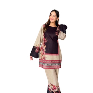 Costume imprimé en gros avec impression numérique et shalwar kameez assorti - Product Image 5