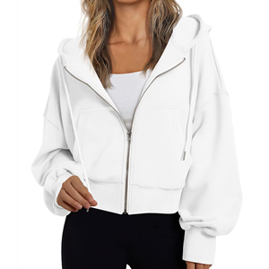 Premium Mens Womens Zipper Hoodie Soft Fleece Full Zip Hooded <b>Jacket</b> Custom Design Private Label Wholesale Manufacturer Custom - Product Image 4