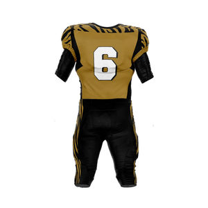 Vente en gros d'uniformes de football américain sublimés 100% polyester, uniformes de football américain de haute qualité et respirants - Product Image 4