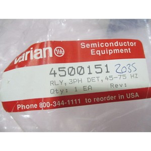 รีเลย์ลำดับเฟส C-mac RP32-1-3-415, Varian - อุปกรณ์และอะไหล่เซมิคอนดักเตอร์ระดับโลกที่เชื่อถือได้ - Product Image 3