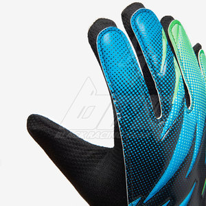 Football Goalkeeper <b>Gloves</b> with Customized Logo Custom German Contact Latex Palm High Grip Training Match OEM Factory - Product Image 4