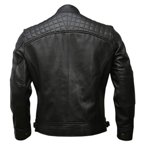 Veste en cuir pour homme élégante et tendance, de qualité supérieure, best-seller, nouveau design, 100% cuir véritable, prix de gros, vestes en cuir - Product Image 2