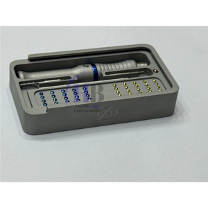 Kit chirurgical complet GBR Health Bay Instruments pour implants dentaires, clous osseux à membrane, en acier inoxydable argenté, Power Dental - Product Image 5