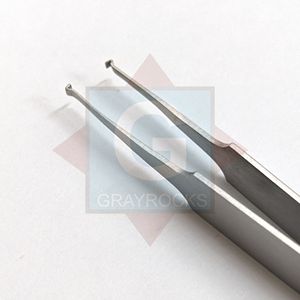 Pince à maintenir les anneaux dentaires en argent Gray Rocks avec poignée rembourrée de luxe, instrument manuel de classe I, outil chirurgical certifié CE - Product Image 2